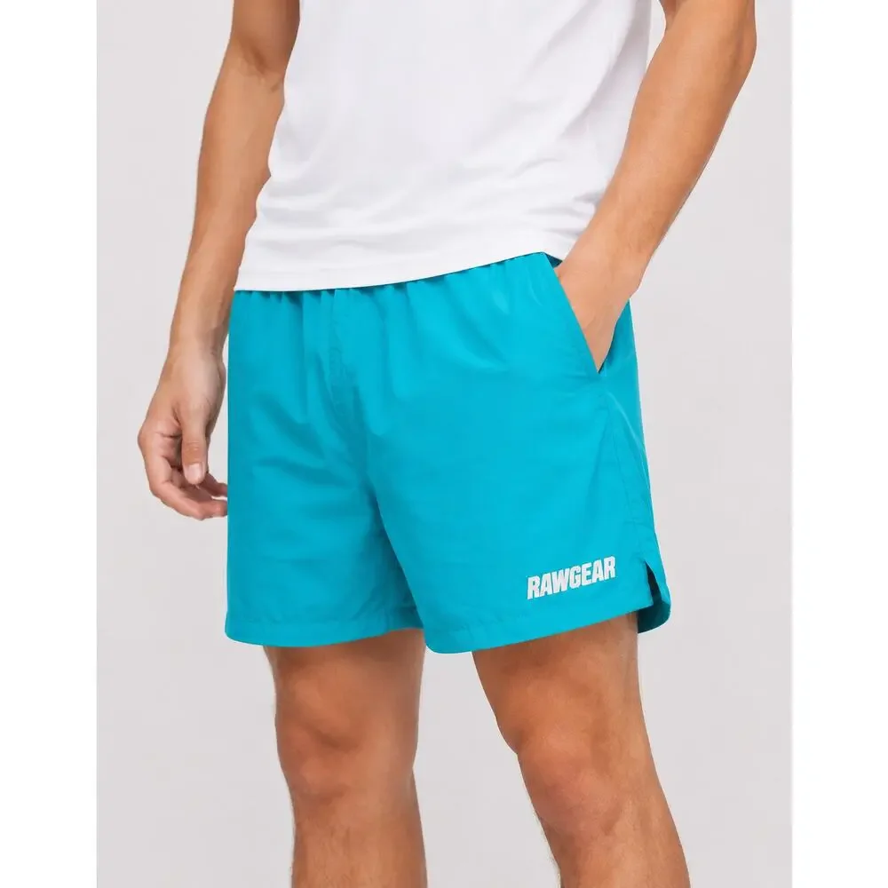 Rawgear Athletic Shorts Drawstring Waistband Mens Size Medium Blue New